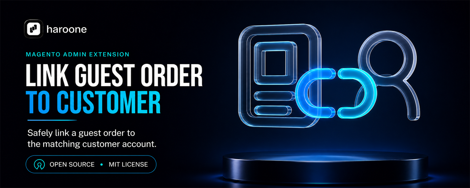 Link Guest Order to Customer for Magento 2 extension banner
